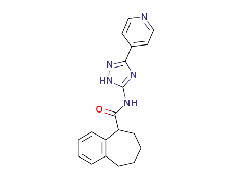 N-[3-(pyridin-4-yl)-1H-1,2,4-triazol-5-yl]-6,7,8,9-tetrahydro-5H-benzo[7]annulene-5-carboxamide