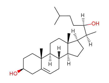 Molecular Structure of 17954-98-2 (22(R)-HYDROXYCHOLESTEROL)