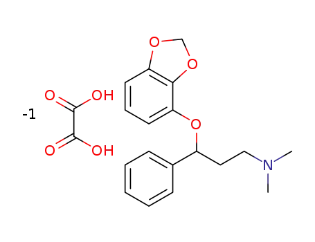 3-[(benzo[d][1,3]dioxolan-4-yl)oxy]-N,N-dimethyl-3-phenylpropylamine oxalate