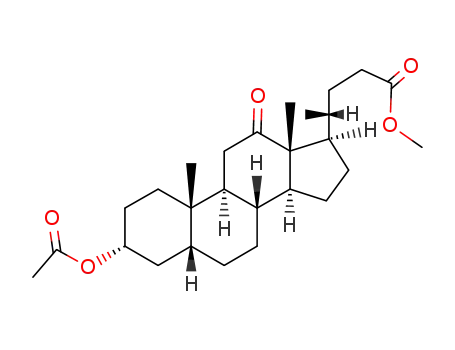 methyl 3α-acetoxy-12-oxo-5β-cholan-24-oate