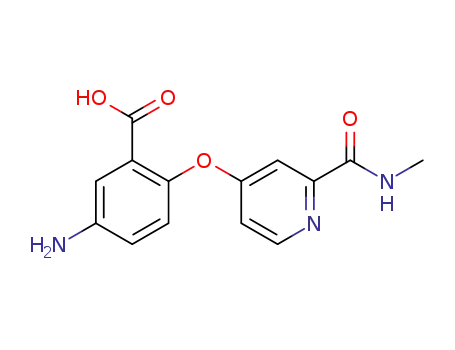 5-amino-2-{[2-(methylaminocarbonyl)pyridine-4-yl]oxy}benzoic acid