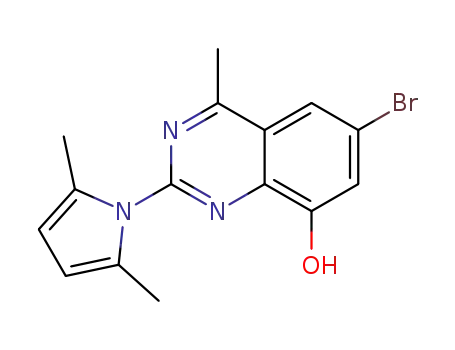 6-bromo-2-(2,5-dimethyl-1H-pyrrol-1-yl)-4-methylquinazolin-8-ol