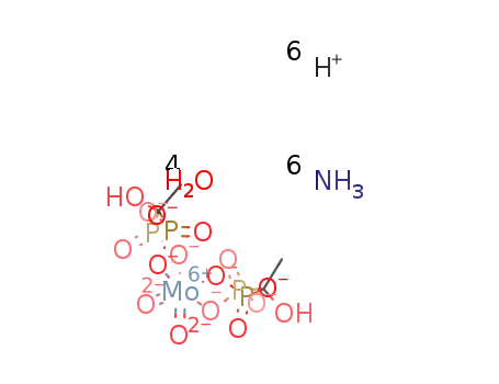 hexaammonium bis(1-oxyethylidenediphosphonate)dioxomolybdenum tetrahydrate