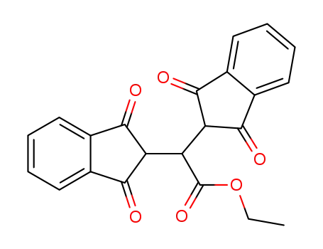 ethyl 2,2-bis(1,3-dioxo-2,3-dihydro-1H-inden-2-yl)acetate