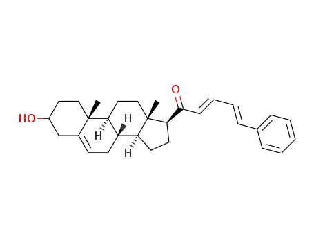(2E,4E)-1-((8S,9S,10R,13S,14S,17S)-3-hydroxy-10,13-dimethyl-2,3,4,7,8,9,10,11,12,13,14,15,16,17-tetradecahydro-1H-cyclopenta[a]phenanthren-17-yl)-5-phenylpenta-2,4-dien-1-one