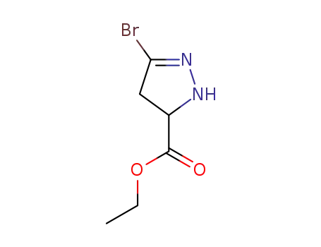 3-bromo-4,5-dihydro-1H-pyrazole-5-carboxylic acid ethyl ester
