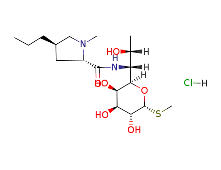 Molecular Structure of 859-18-7 (Lincomycin hydrochloride)