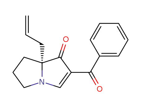 (R)-7a-allyl-2-benzoyl-5,6,7,7a-tetrahydro-1H-pyrrolizin-1-one