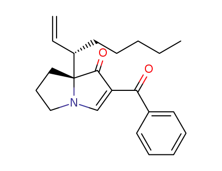 (R)-2-benzoyl-7a-((S)-oct-1-en-3-yl)-5,6,7,7a-tetrahydro-1H-pyrrolizin-1-one