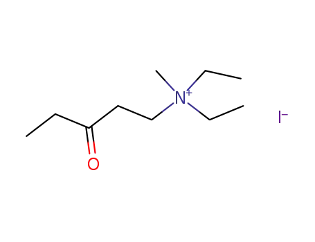 Molecular Structure of 52103-30-7 (1-Pentanaminium, N,N-diethyl-N-methyl-3-oxo-, iodide)