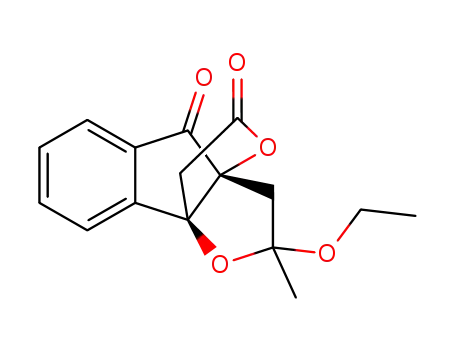 2-ethoxy-2-methyl-2H-3a,8b-(epoxyethano)indeno[1,2-b]furan-4,10(3H)-dione