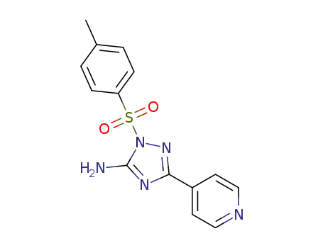 3-(pyridin-4-yl)-1-tosyl-1H-1,2,4-triazol-5-amine