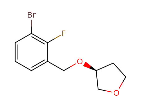(S)-3-((3-bromo-2-fluorobenzyl)oxy)tetrahydrofuran