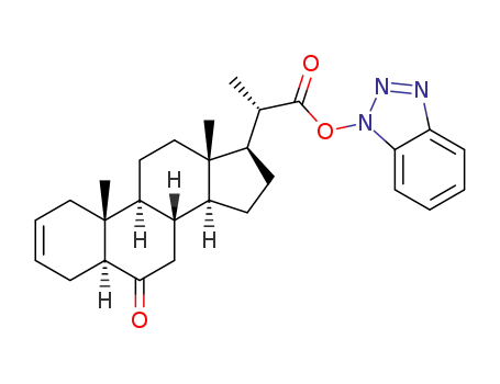 1H-benzo[d][1,2,3]triazol-1-yl (20S)-6-oxo-5α-pregn-2-ene-20-carboxylate