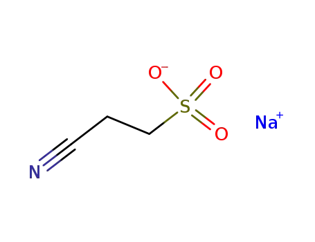 Ethanesulfonic acid,2-cyano-, sodium salt (1:1) cas  513-15-5