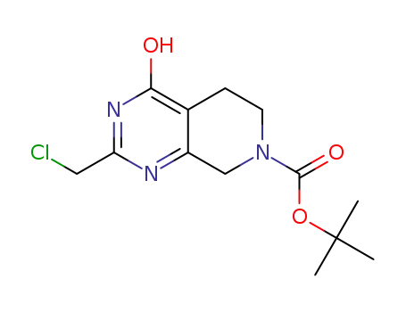 2-(chloromethyl)-4-hydroxy-5,8-dihydropyridine[3,4-d]pyrimidine-7(6H)-carboxylic acid tert-butyl ester