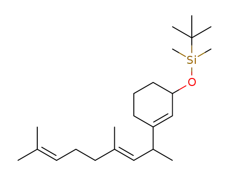 tert-butyl((3-((E)-4,8-dimethylnona-3,7-dien-2-yl)cyclohex-2-en-1-yl)oxy)dimethylsilane