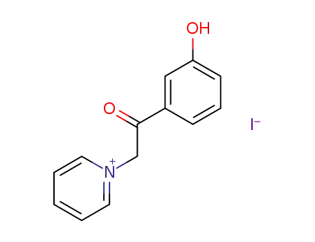 1-(3-hydroxy-phenacyl)-pyridinium; iodide