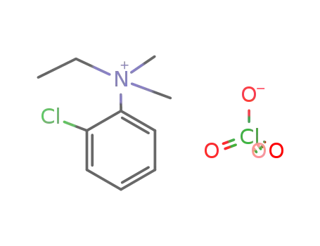 N-ethyl-2-chloro-N,N-dimethyl-anilinium; perchlorate