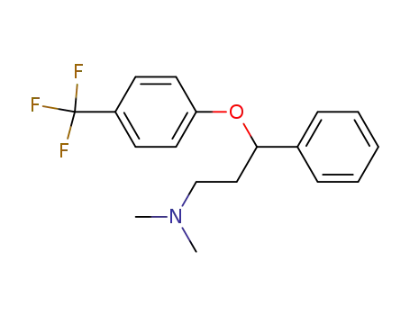 Molecular Structure of 56225-81-1 (3-(4-(TRIFLUOROMETHYL)PHENOXY)-N,N-DIMETHYL-3-PHENYLPROPAN-1-AMINE)