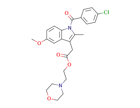 [2-(4-morpholino)]ethyl 1-(4-chlorobenzoyl)-5-methoxy-2-methyl-1H-indole-3-acetate