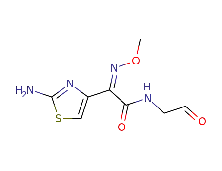 2-<<(2-amino-4-thiazolyl)((Z)-methoxyimino)acetyl>amino>acetoaldehyde