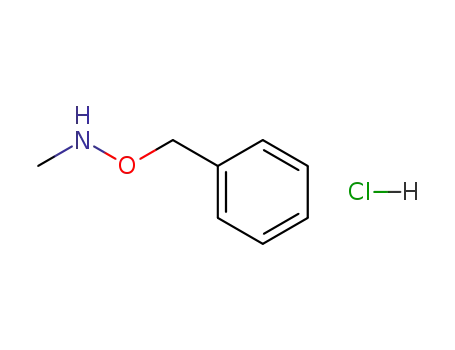 Molecular Structure of 71925-14-9 (Methanamine, N-(phenylmethoxy)-, hydrochloride)
