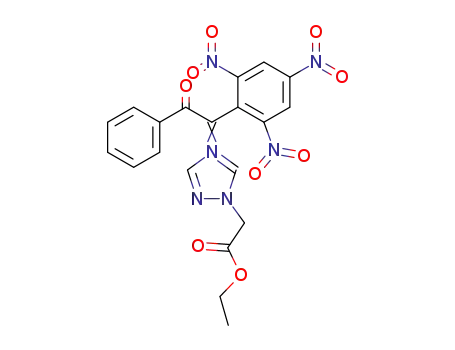 1-carbethoxymethylene, benzoyl 2,4,6-trinitrophenyl 4-triazolium-methylide