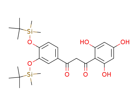 1-[3,4-Bis-(tert-butyl-dimethyl-silanyloxy)-phenyl]-3-(2,4,6-trihydroxy-phenyl)-propane-1,3-dione