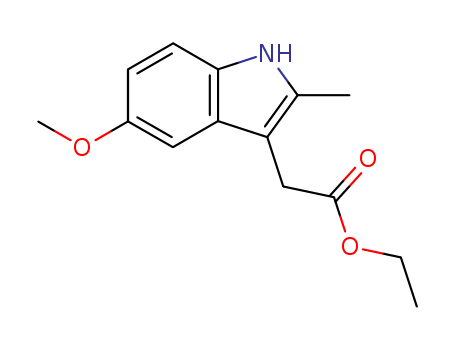 Cas no.17536-38-8 98% Ethyl 2-(5-Methoxy-2-Methyl-1H-indol-3-yl)acetate