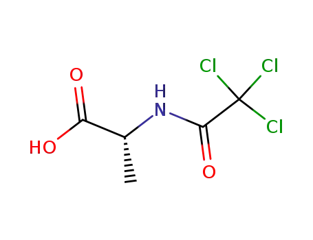 Molecular Structure of 137959-78-5 (D-Alanine, N-(trichloroacetyl)-)