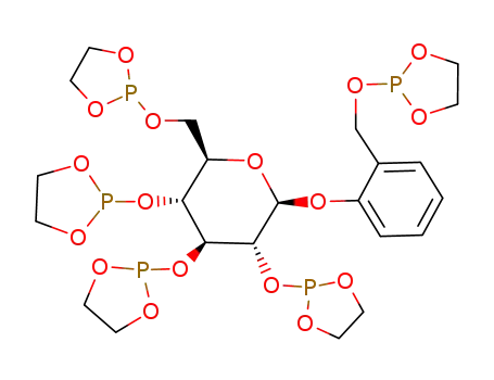 (2R,3R,4S,5R,6S)-3,4,5-Tris-([1,3,2]dioxaphospholan-2-yloxy)-2-([1,3,2]dioxaphospholan-2-yloxymethyl)-6-[2-([1,3,2]dioxaphospholan-2-yloxymethyl)-phenoxy]-tetrahydro-pyran