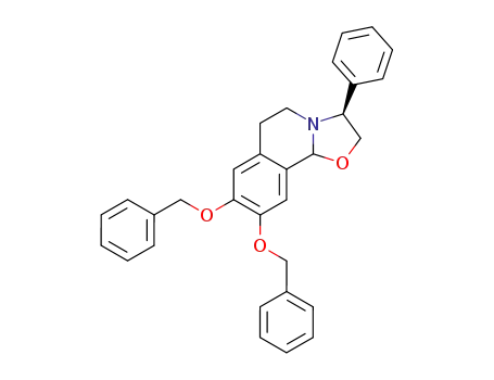 (3S)-8,9-dibenzyloxy-3-phenyl-2,3,5,6-tetrahydro-10bH-oxazolo-<2,3-a>isoquinoline