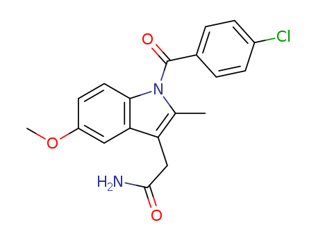 2-[1-(4-chlorobenzoyl)-5-methoxy-2-methylindol-3-yl]acetamide