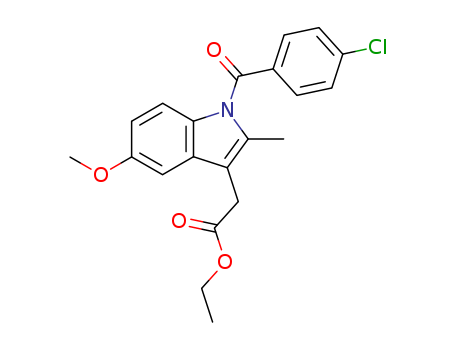 ethyl 2-[1-(4-chlorobenzoyl)-5-methoxy-2-methylindol-3-yl]acetate