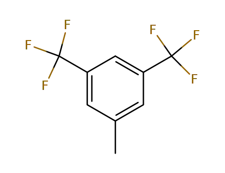 Molecular Structure of 75462-61-2 (Benzene,1-methyl-3,5-bis(trifluoromethyl)-)