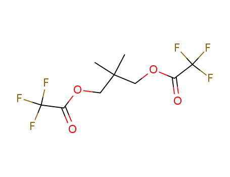 Molecular Structure of 54833-26-0 (Bis(trifluoroacetic acid)2,2-dimethyl-1,3-propanediyl ester)