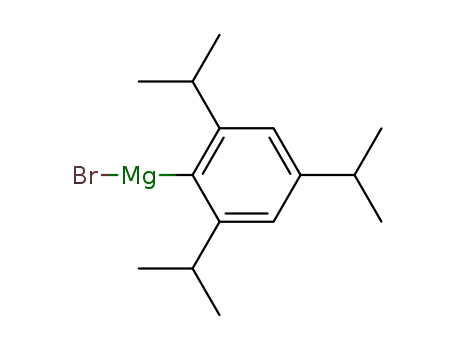 Molecular Structure of 108894-99-1 (Magnesium, bromo[2,4,6-tris(1-methylethyl)phenyl]-)