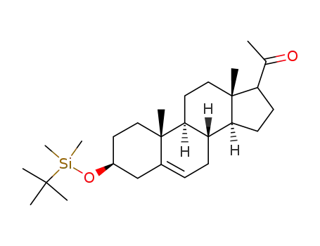 1-((3S,8S,9S,10R,13S,14S,17S)-2,3,4,7,8,9,10,11,12,13,14,15,16,17-tetradecahydro-3-[(1,1-dimethylethyl)dimethylsilyloxy]-10,13-dimethyl-1H-cyclopenta[a]phenanthren-17-yl)ethanone
