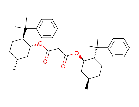 Bis<(1S,2R,4R)-2-methyl-5-(1-methyl-1-phenylethyl)cyclohexyl>malonate
