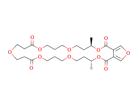 (6R,28R)-6,28-Dimethyl-7,8,11,12,15,16,18,19,23,24,27,28-dodecahydro-6H,10H,22H,26H-2,5,9,13,17,21,25,29-octaoxa-cyclopentacyclononacosene-4,14,20,30-tetraone