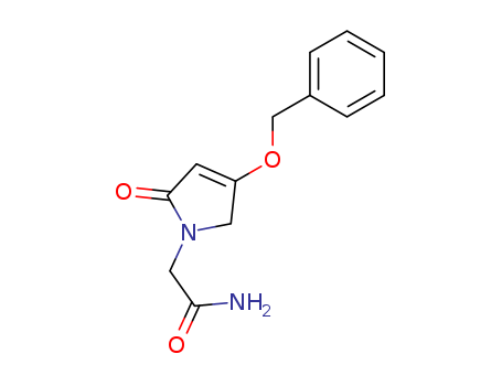 1H-Pyrrole-1-acetamide, 2,5-dihydro-2-oxo-4-(phenylmethoxy)-