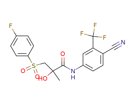Molecular Structure of 90357-06-5 (Bicalutamide)