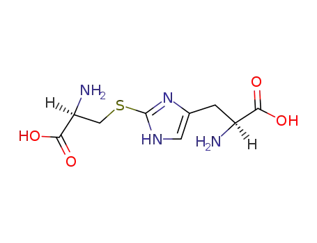 2-amino-3-((4-((S)-2-amino-2-carboxyethyl)-1H-imidazol-2-yl)thio)propionic acid