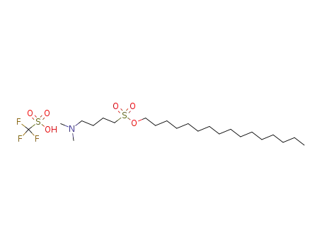 4-<(hexadecyloxy)sulfonyl>-N,N-dimethylbutanamonium trifluoromethanesulfonate