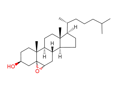 Molecular Structure of 55700-78-2 (Cholestan-3-ol, 5,6-epoxy-, (3b)-)