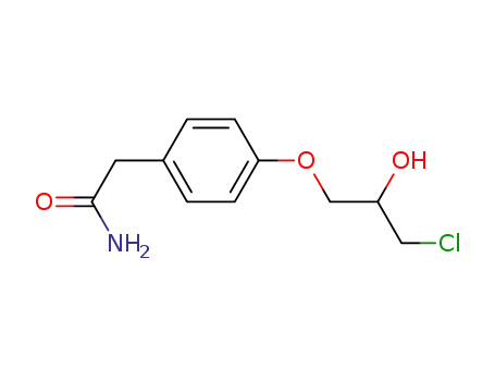 2-(4-(3-Chloro-2-hydroxypropoxy)phenyl)acetamide