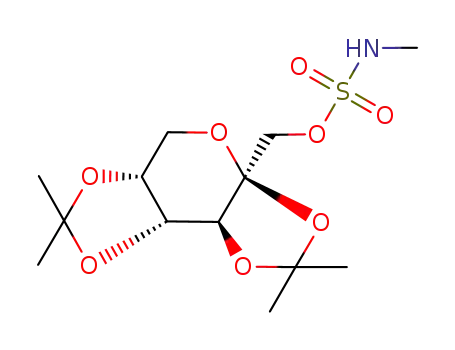 2,3:4,5-bis-O-(1-methylethylidene)-β-D-fructopyranose methylsulfamate