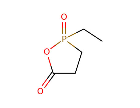 Molecular Structure of 16540-32-2 (1,2-Oxaphospholan-5-one, 2-ethyl-, 2-oxide)