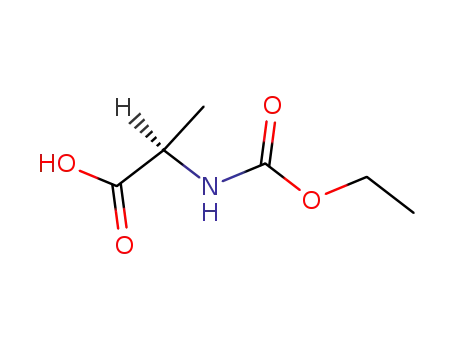 Molecular Structure of 148731-47-9 (D-Alanine, N-(ethoxycarbonyl)- (9CI))